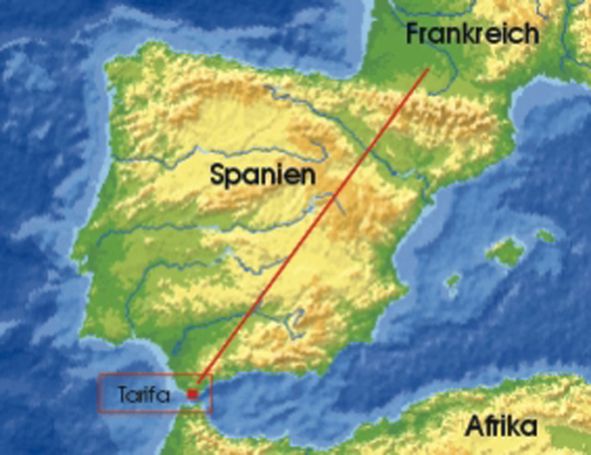 Tarifa Spanien die Lage